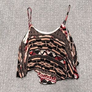 Aztec Halter/Crop Top